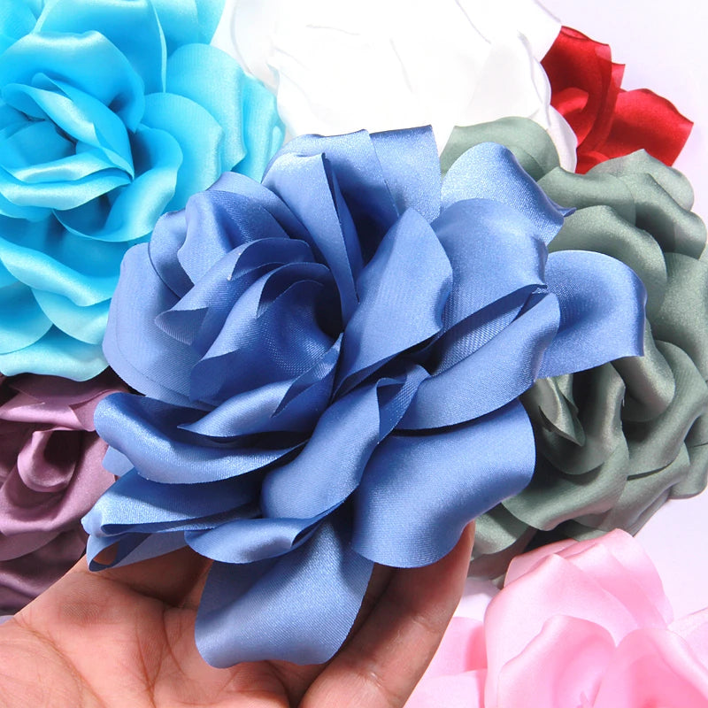 fleurs artificielles modernes soie bleu rose violet blanc décoration maison anniversaire baby showerextérieur