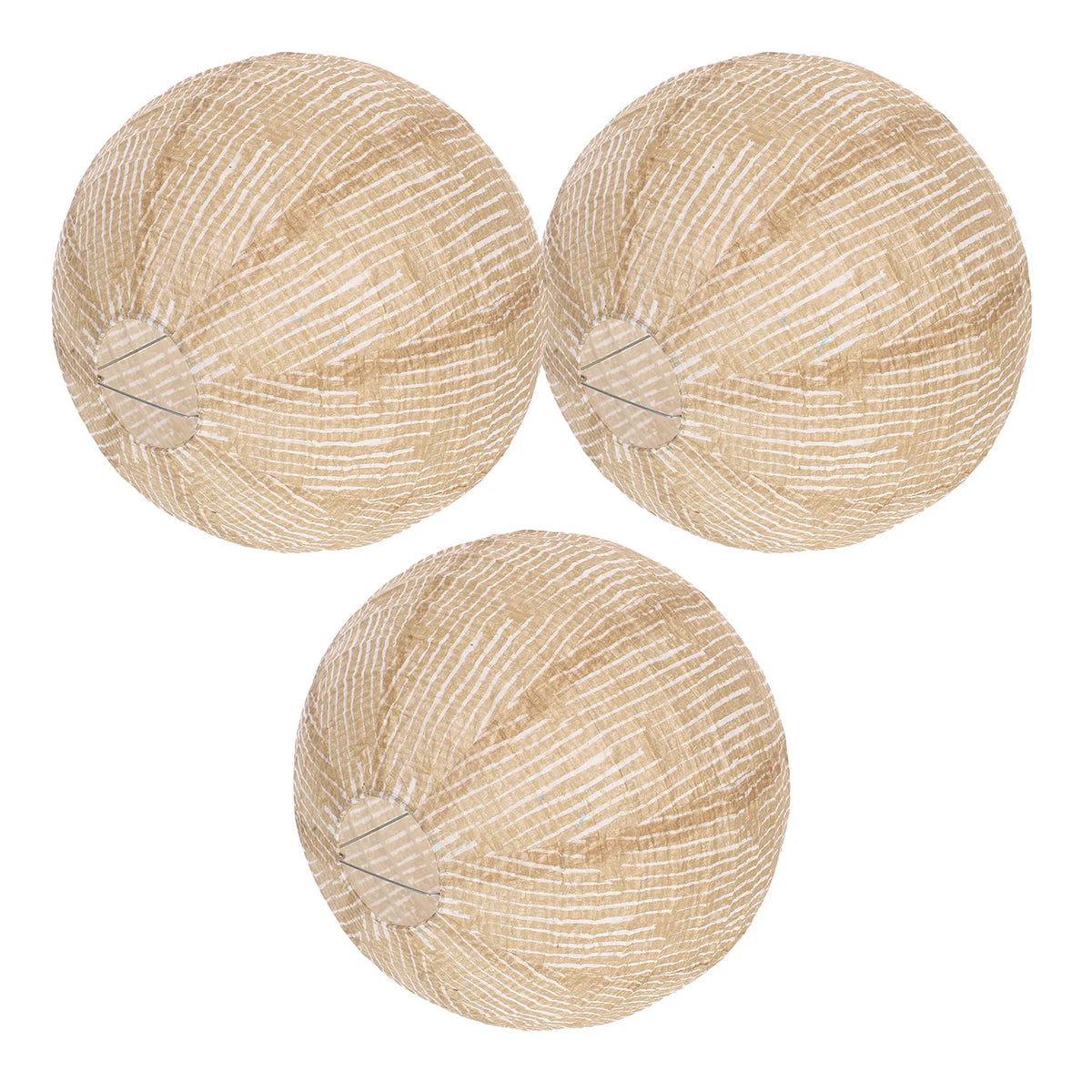 boules décoratives moderne rayures blanches fixation opaques minimaliste chambre patio fête mariage