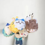 présentoir rotatif bois clips porte clés figurines animales multicolores peluche dessins animés bijoux finition