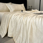 drap lit rose clair floral satiné été adultère lavable maison classique