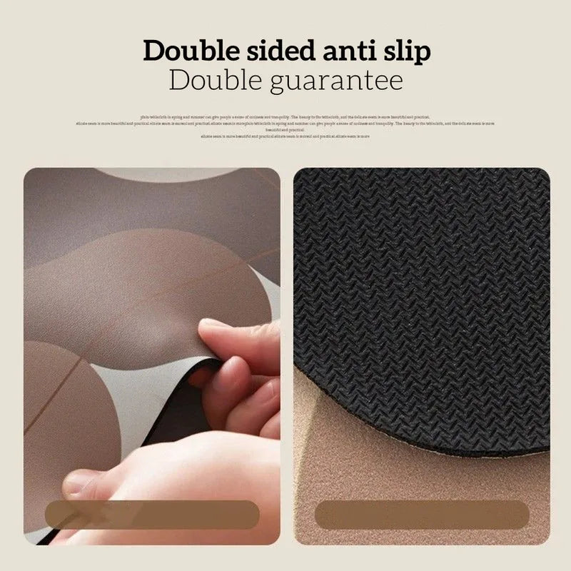 tapis bain noir blanc rayures moderne adhésif absorption rapide antidérapant salle bain