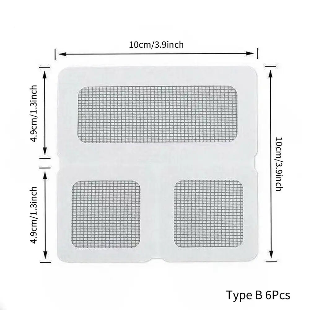 grille protection anti insectes adhésive transparente maille fine fenêtre moustiquaire réparation écran fixe fibre
