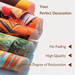 poster personnalisé abstrait multicolore moderne portrait famille couple animal ami décoration cadeau