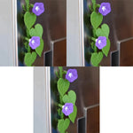 magnétiques réfrigérateur décoratifs floral feuilles fleurs bleu rose vert étoiles