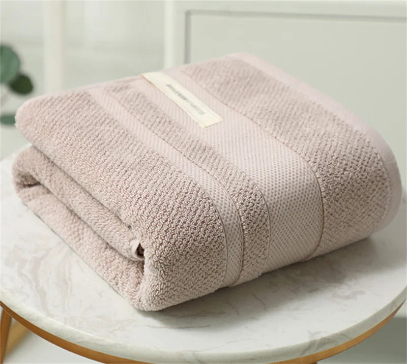 grande serviette bain coton épais séchage rapide texture tissée moderne grande taille rectangulaire