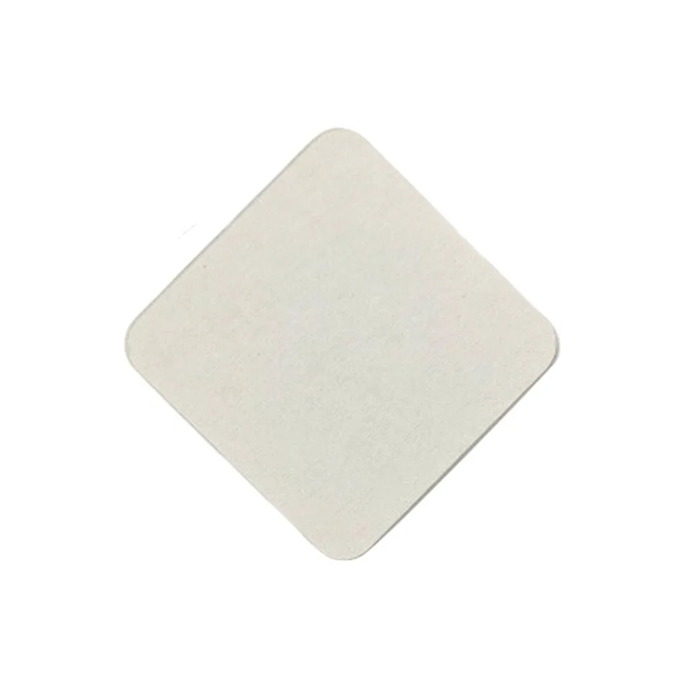 coasters polyester blanc gris moderne antidérapants résistants chaleur textures granuleuses