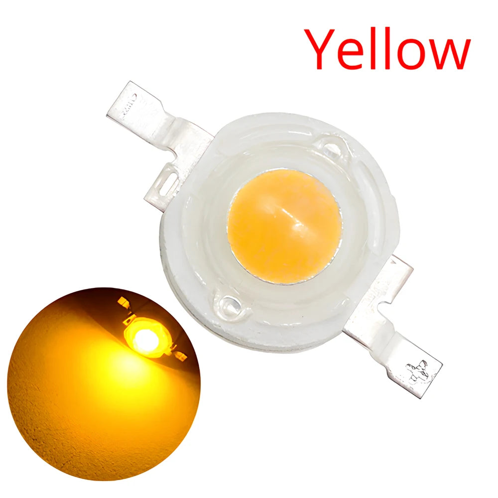 ampoules led 3w haute puissance 3v blanc jaune vert violet bleu rose orange rouge