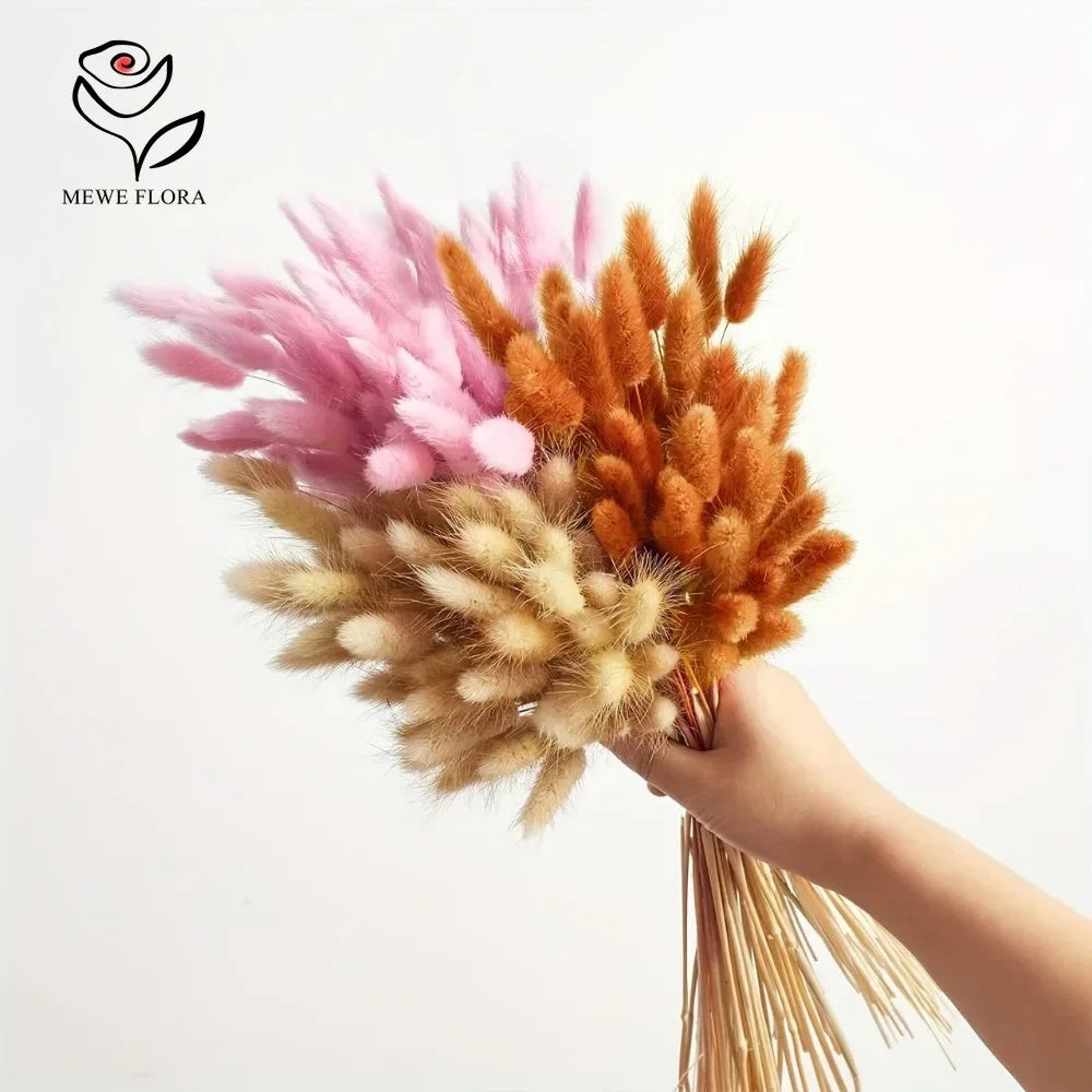 bouquet plumes rose beige marron clair naturel rustique décoration maison anniversaire mariage