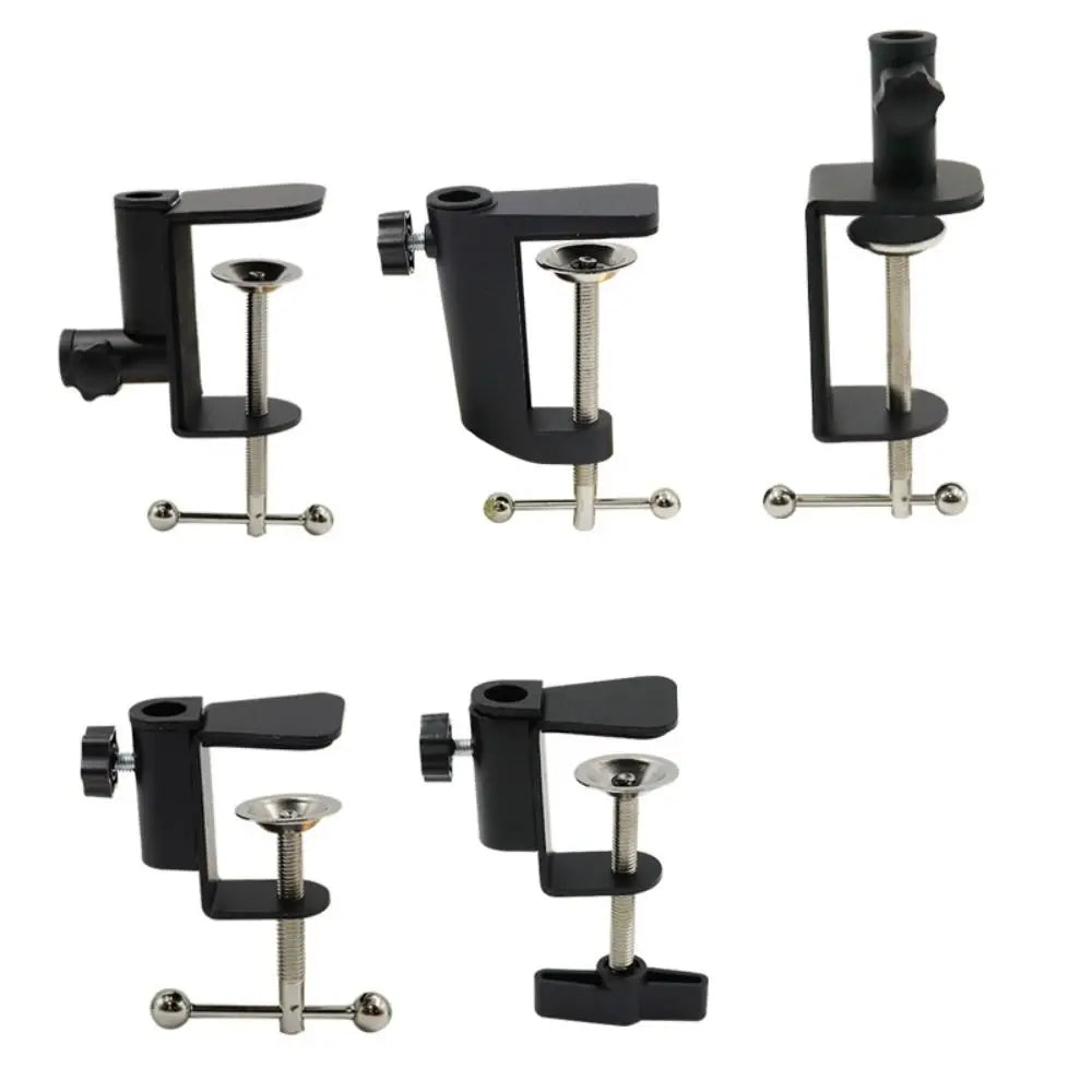 pince montage noir blanc moderne vis boutons serrage fixe lampe