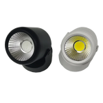 spot led intérieur moderne blanc noir télécommande rf aluminium projecteur d'éclairage décoration maison