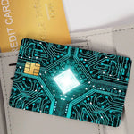 carte bancaire personnalisée adhésive circuit imprimé vert fond noir étanche résistante rayures empreintes digitales