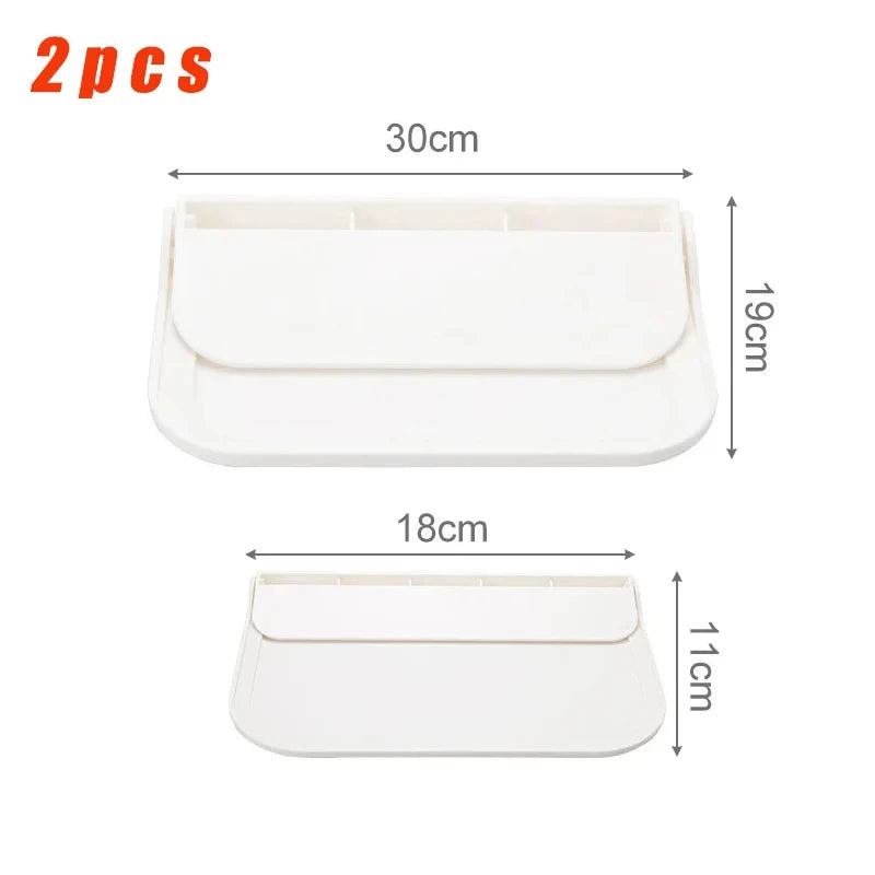 support mural pliable blanc moderne adhésif smartphone rangement objet divers organisation salle bain