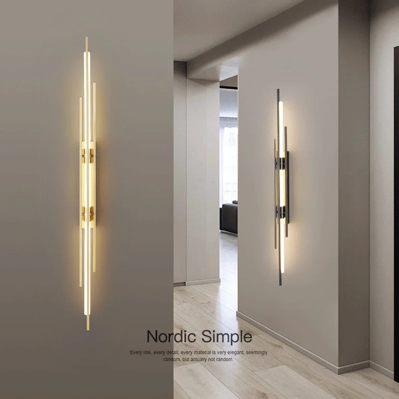 lampe murale moderne argentée dorée éclairage cuisine chambre salon 2000 82000lm LED 90 260V