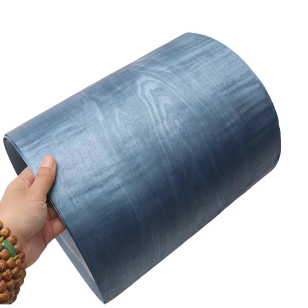 rouleau matériau flexible bois imitation rustique bleu nuances denim usé decoration bricolage meubles