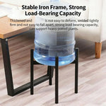support plante pot noir métal fer réglable moderne vis caoutchouc fourniintérieur extérieur