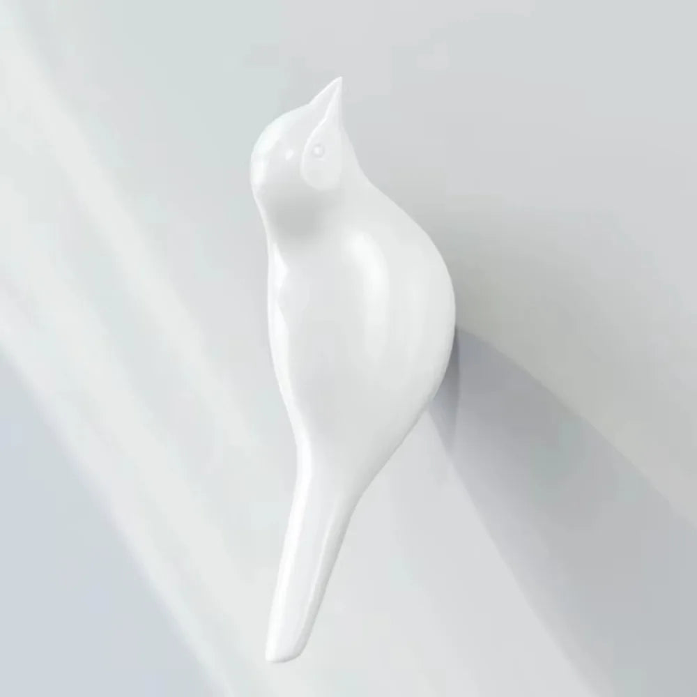 porte serviettes oiseau or moderne vis fixé serviette coton sac cuir gris clair élastique