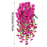 guirlande artificielle fleurs modernes rouge violet jaune rose blanche mariage anniversaire extérieur