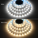 ruban led blanc blanc chaud moderne adhésif 60 leds mètre 5v 30000 heures