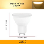 ampoule led gu10 projecteur blanc moderne 500 999 lumens 2700k 6500k 50000 heures