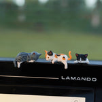 figurines chats décor animaux miniature ornement monitor décoration table cadeau