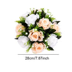 décoration intérieure bouquet artificiel blanc rose élégant mariage événement maison