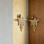 étagère murale décorative florale classique baroque multiprise respectueux environnement salle bain