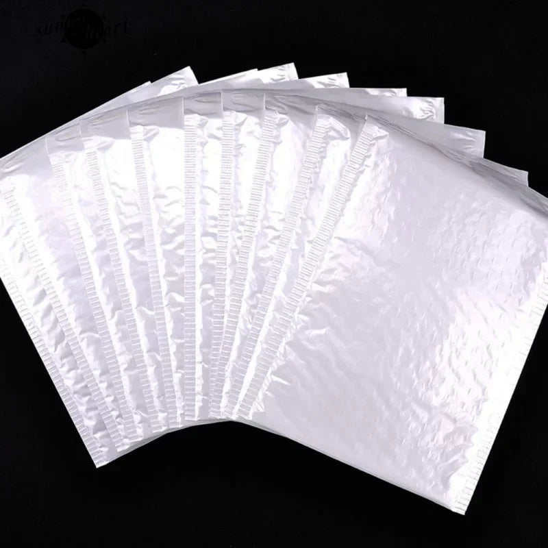 enveloppes bulles auto scellantes 500 pieces blanc texture bulle moderne adhésif rembourrées expédition imperméable