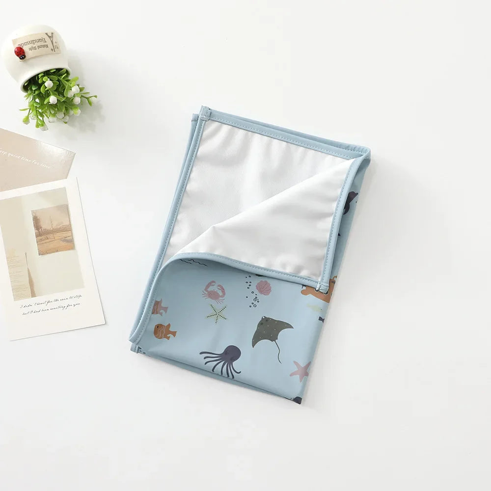 tapis jeu bébé couverture motif animal nuage moderne moisversible imperméable