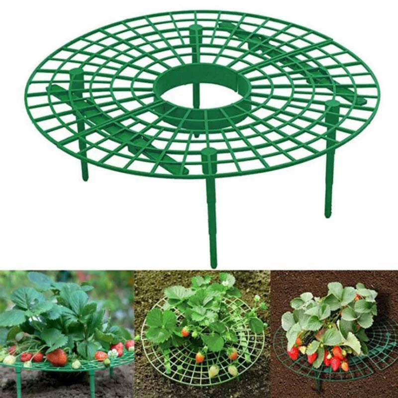 support jardin pvc vert spirale structure ouverte balcon potager 30cm diamètre fixations
