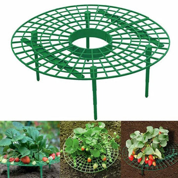 support jardin pvc vert spirale structure ouverte balcon potager 30cm diamètre fixations