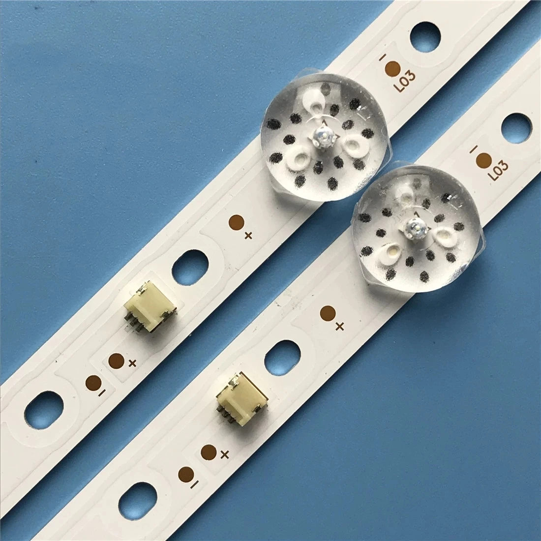 bande lumineuse led blanc moderne fixation connecteurs led 564mm 565mm 3v 6v