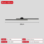 lampe murale moderne led noir or minimaliste surface