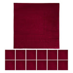 serviettes papier rouge bordeaux élégantes festives texturées brillantes opaques ensemble 20 pièces