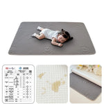 tapis jeu bébé gris souris imprimée texture points moderne doux polyester adultes