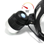 lampe frontale led super lumineuse modes étanche phares t6 camping pêche randonnée chargeur usb