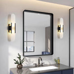 applique murale moderne marbre blanc doré texture marbrée éclairage led flux lumineux élevé murale