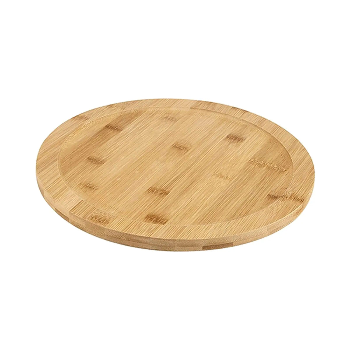 plateau rotatif bois naturel cuisine table opaque simple fonctionnel multipurpose