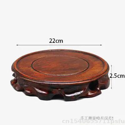 support présentation bois sculpté socle vase figurine théière décoration intérieur classique