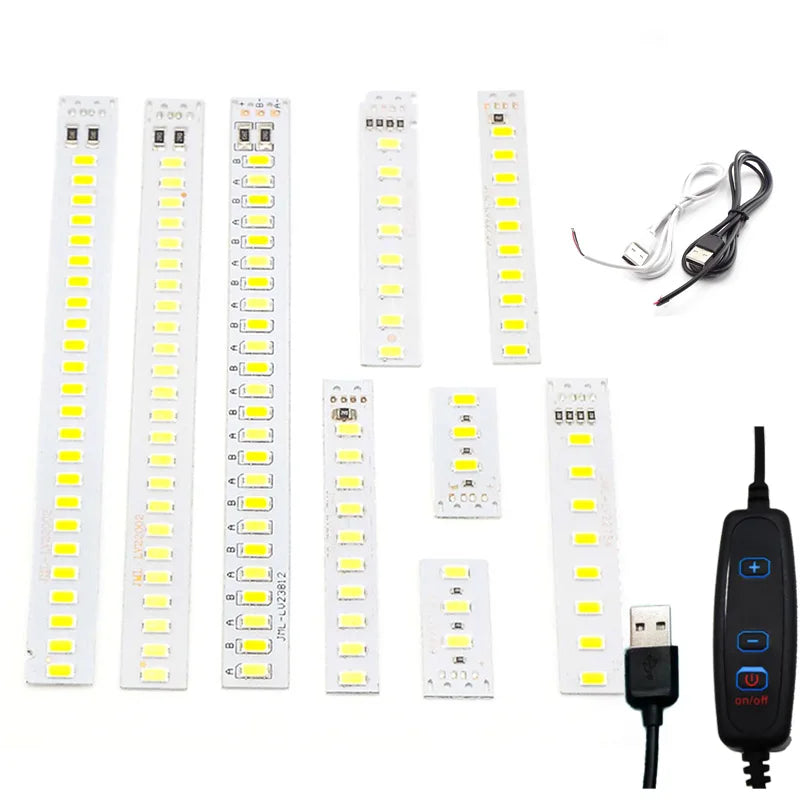 bande led blanc jaune 5w 12w modulable connecteur usb moderne fonctionnel