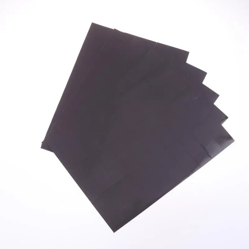 autocollants noirs modernes adhésifs 150 pièces 20cm 15cmOpaque uni réfrigérateur