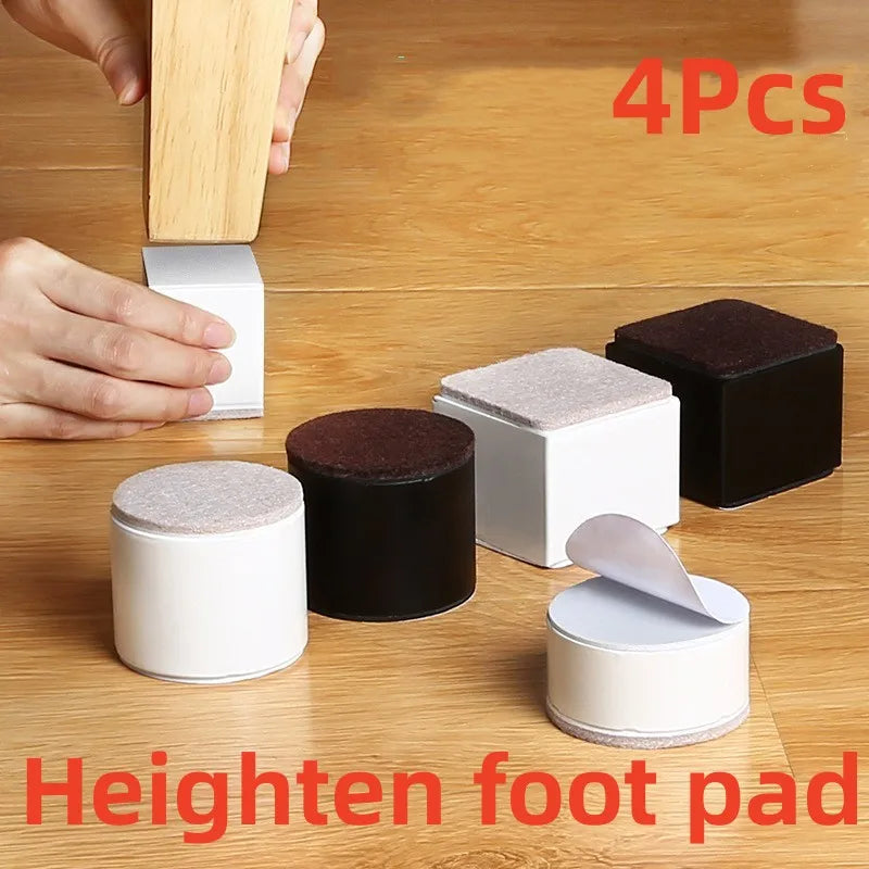 pieds meubles blanc marron foncé gris tissu adhésif moderne résistant anti dérapant
