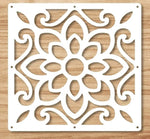 paravent cloison décorative motif floral semi transparent moderne ethnique pièces accrochables chambre salon
