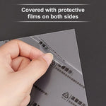 feuilles protection photo transparentes adhésives modernes 3.46 5.03 inches double face acrylique trés transparentes