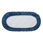 lit bébé couverture satin rose clair gris bleu ciel moderne élégant tranchant an polyestère