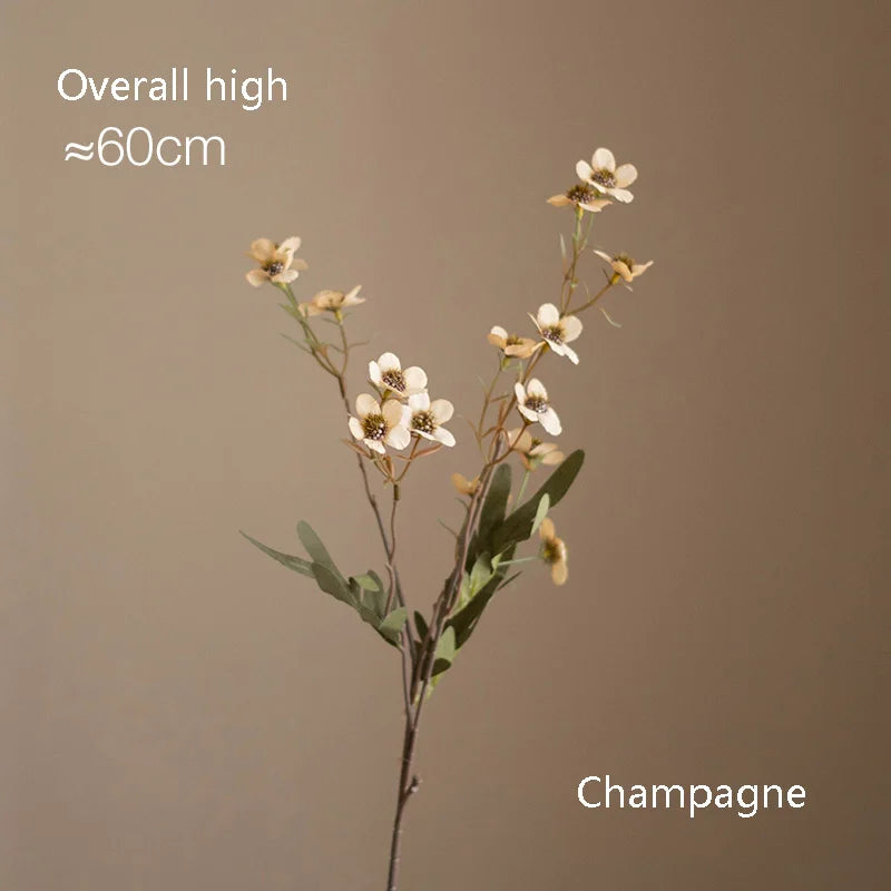 bouquet fleurs artificielles orange blanc vert moderne décoration intérieure maison salon événement festive