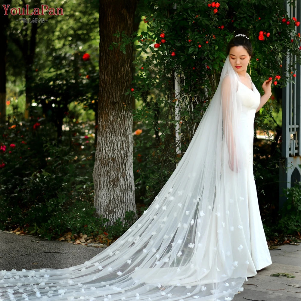 voile mariée blanc fleurs classique polyester unique monocouche coupé mariage femme adultère