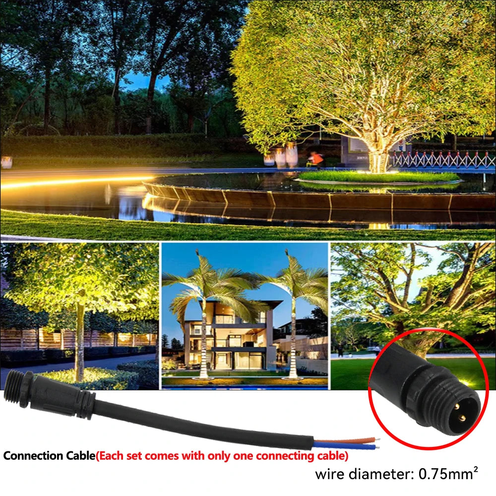 projecteur led extérieur ip65 aluminium moderne noir points lumineux rgb 249 2000lm 220v