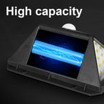 lumière solaire led extérieure ip65 moderne capteur mouvement triangles noirs autonomes