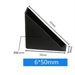 protector angle table noir anti collision adhésif moderne sécurité bébé