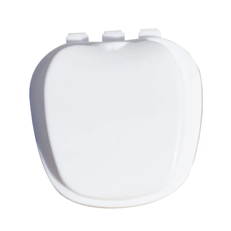 brosse dents conteneur prothèse dentaire bleu blanc moderne pratique hygiène buccale set accessoire santé